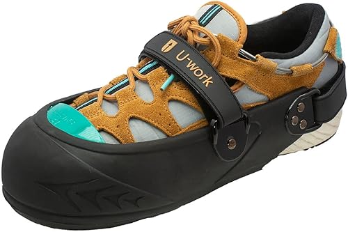 Miniatura 6 de Cubrezapatos de seguridad Gorras de punta de acero, Cubiertas de zapatos de aleación de aluminio de titanio, Cubiertas de punta de acero, Correas