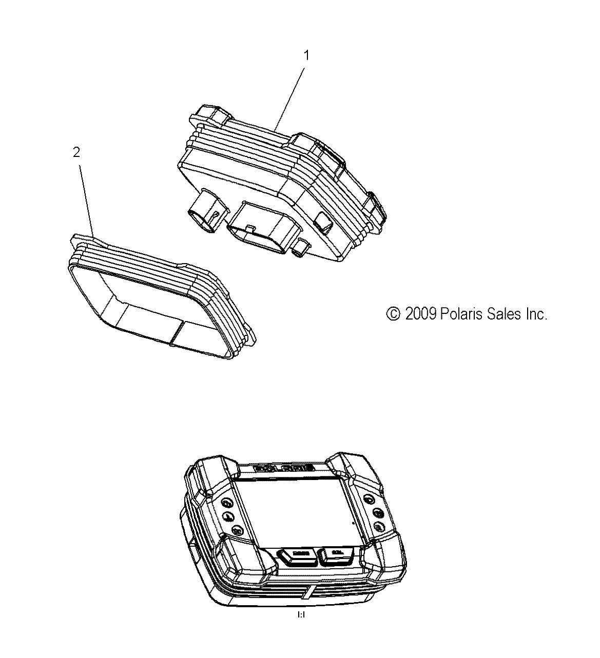 Polaris L2 Multi Function Gauge Assembly 2411693 2013-2015 Pro Rush RMK Switchback Voyager 600 800 OEM