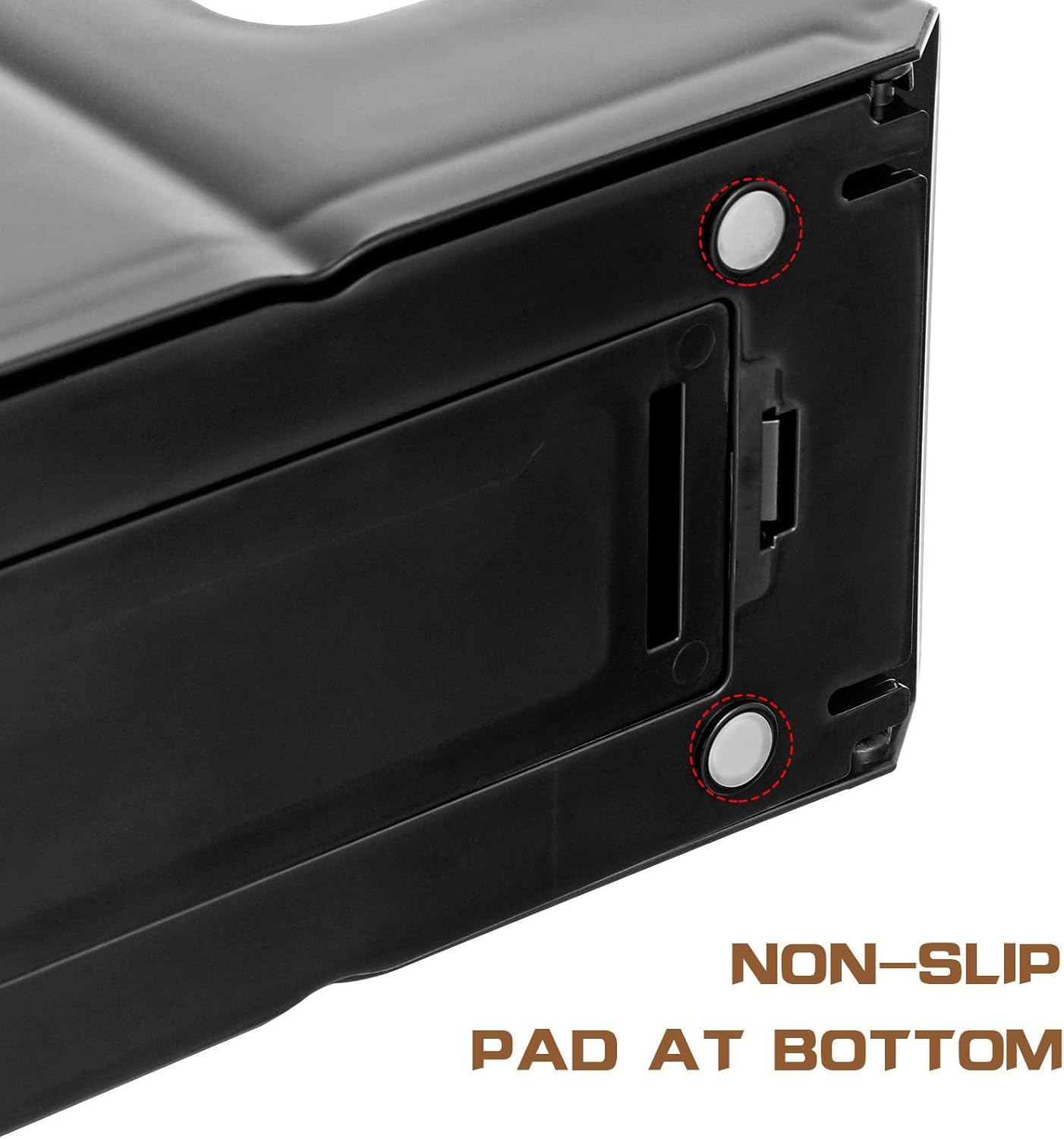 Generic Foldable Paper Cup Holder with Tray, Adjustable Countertop Organizer for Coffee Shop And Restaurant Use, Black Plastic Cup Storage Rack