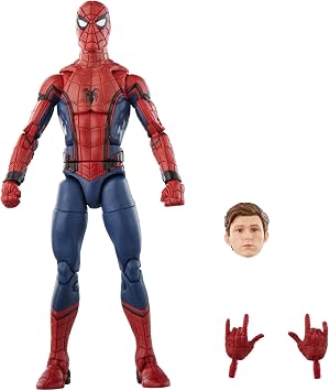 Hasbro Marvel Legends Series Spider-Man, Infinity Saga Civil War Captain America 6 Size Action Figure, Marvel Legends Action Figure F6518 Authentic | Marvel Legends Avengers 6 Infinity Saga Wave 1 Action Figure - Spider-Man