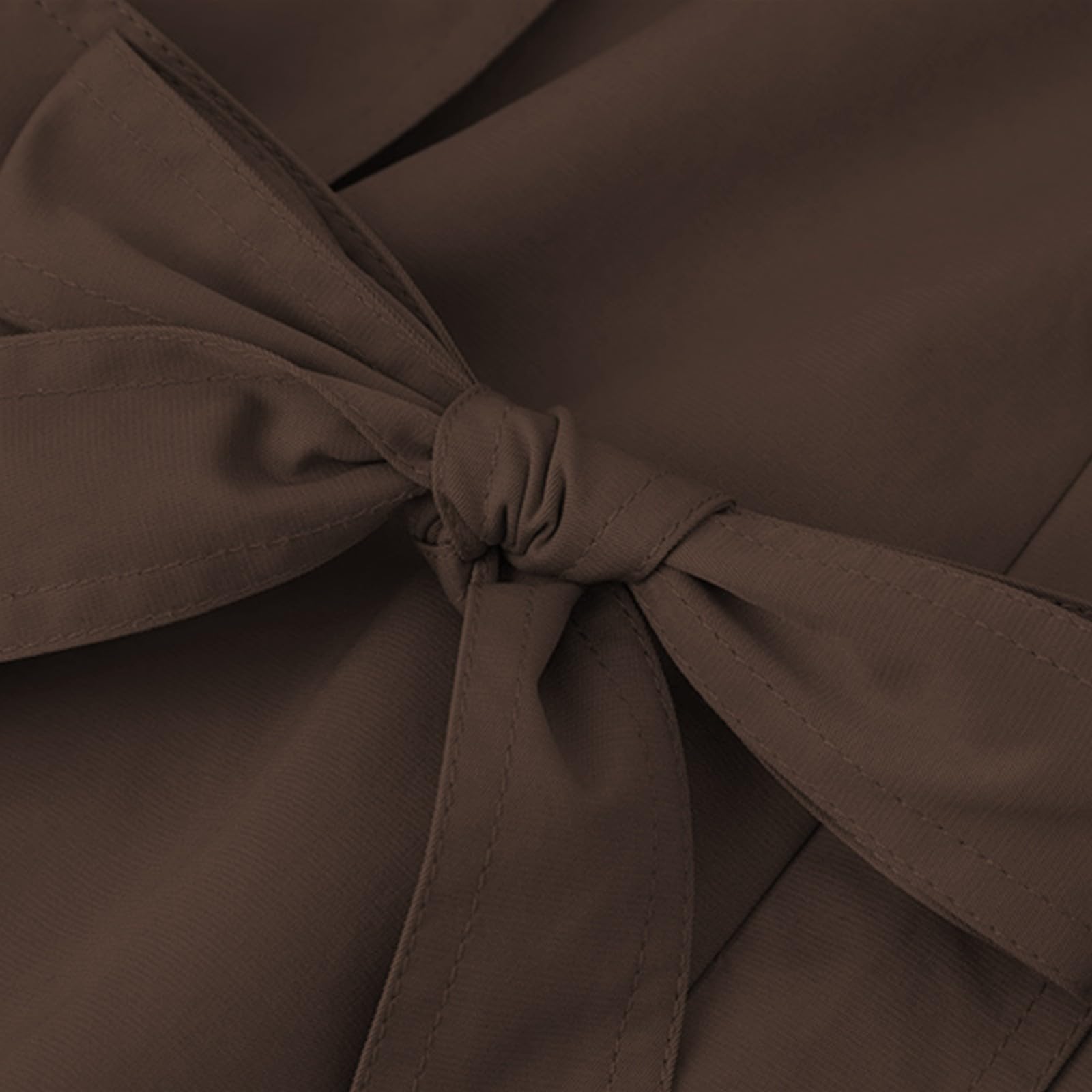 Trenchcoat Damen Kurz - Kurzer Jacke Zweireiher Kurzmantel Übergang Trench Coat Klassische Herbst Frühling Sommermantel Leichte Damenmantel Mantel Übergangsmantel Reverskragen 1