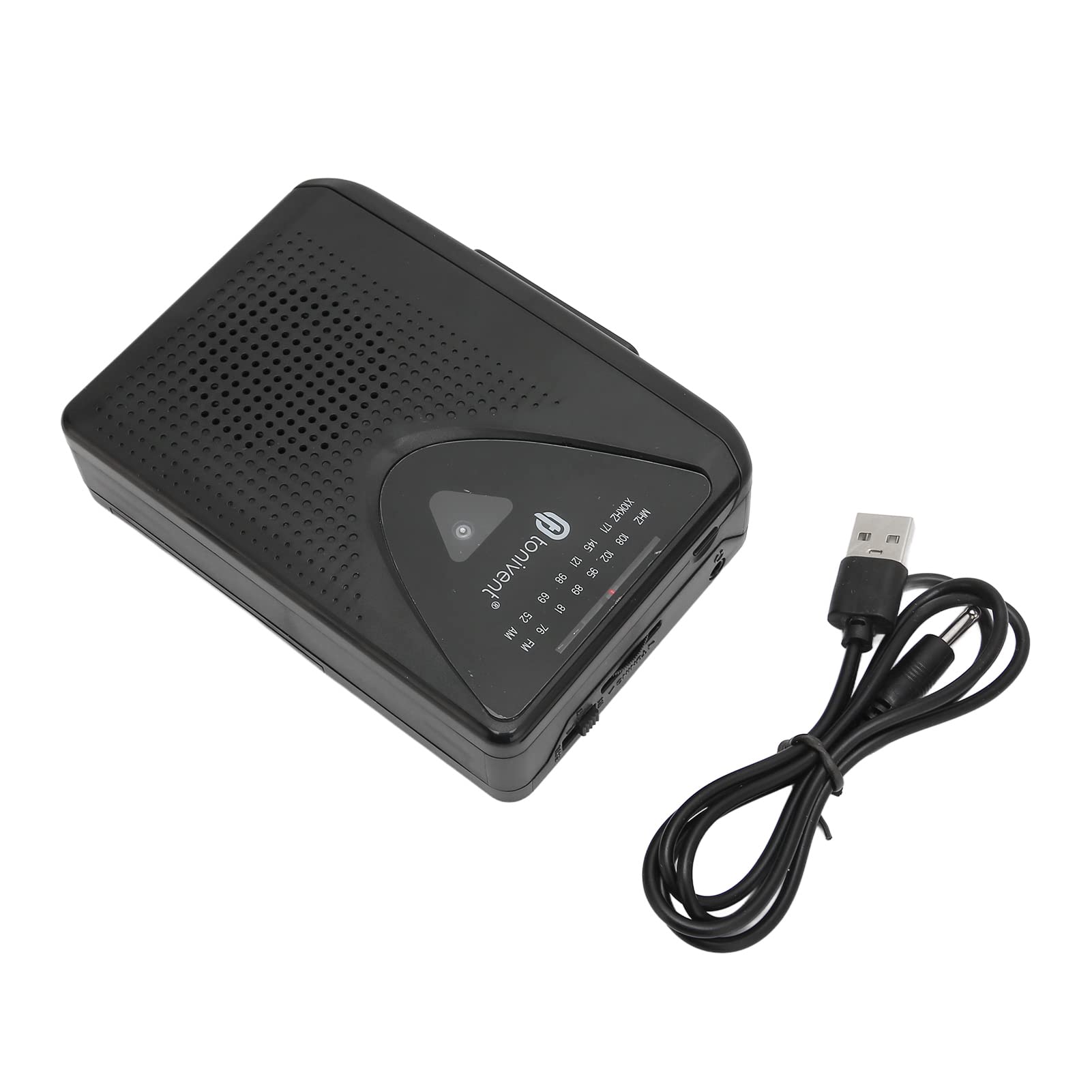 Bewinner Reproductor de Cassette Portátil, Grabadoras de Reproductor de Cinta FM Am Radio, Fuente de Alimentación USB DC 5V o 2 Pilas AA, para Interiores Al Aire Libre