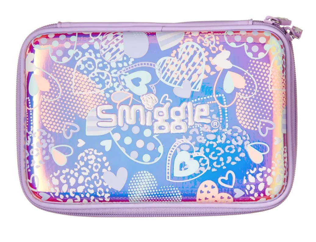 Smiggle Pencil Case Hardtop Shimmy (Pearly Lilac)