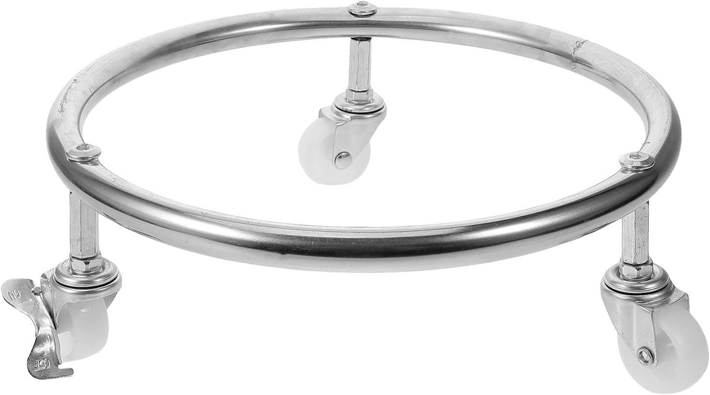 Gas Cylinder Stand with Wheels, Stainless Steel Base for Propane Tanks