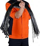 Extra Large Cable Ties 24 inch x0.4 inch（10mm X 600mm） Heavy Duty Tie Wraps, Premium Zip Ties, Nylon Cable Zip Ties, Black, 50PCS