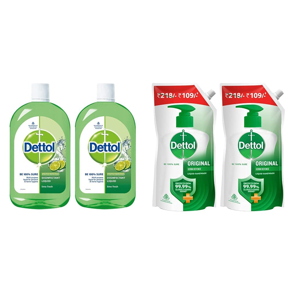 Buy Dettol Liquid Disinfectant for Floor Cleaner, Surface Disinfection, Personal Hygiene