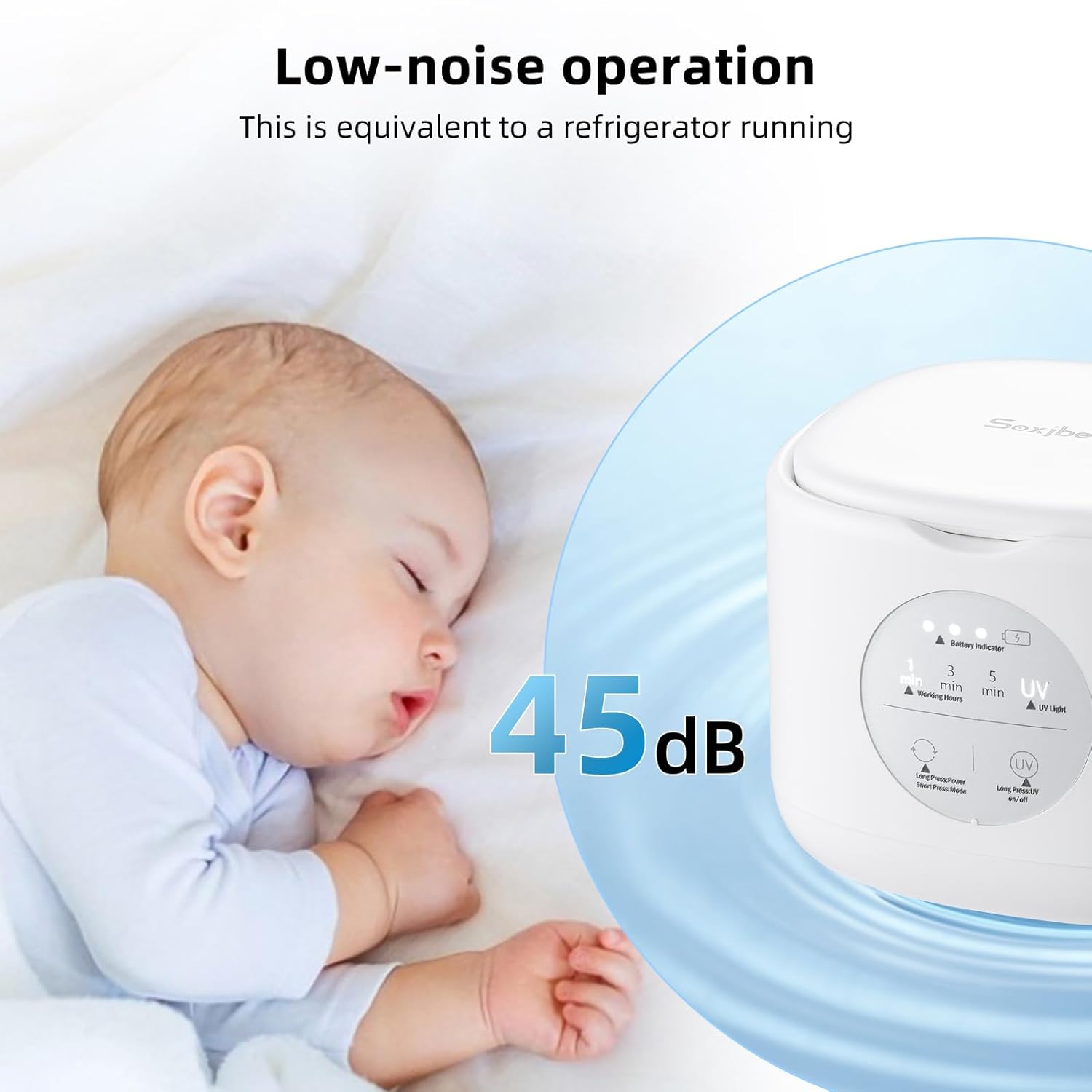 Ultrasonic jewelry cleaning machine, 48KHz deep cleaning professional ultrasonic cleaning machine with one-click operation, jewelry, dentures, glasses, food-grade stainless steel water tank