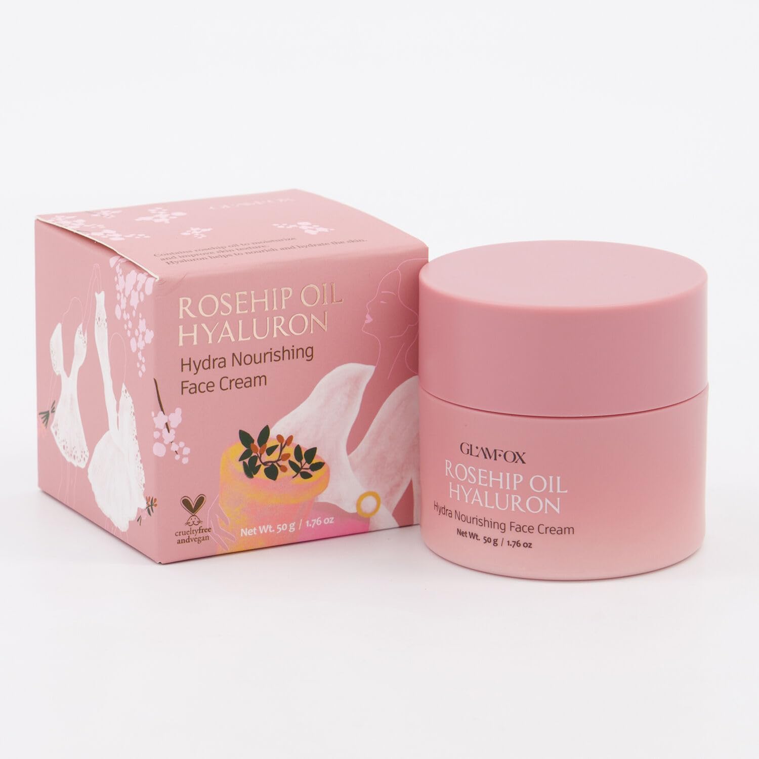 Rosehip Oil Hyaluron Hydra Nourishing Face Cream | 50g | K-Beauty