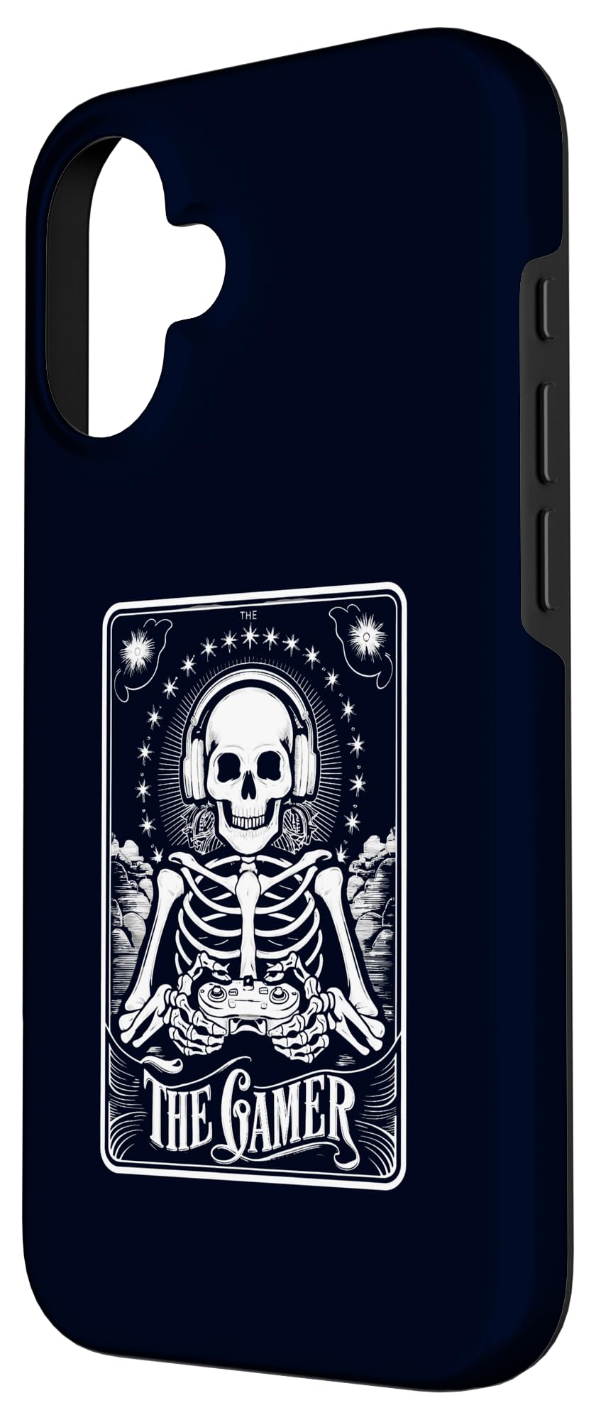 iPhone 16 Tarot Card Skeleton Gamer Funny Mystical Gaming Case - Image 2