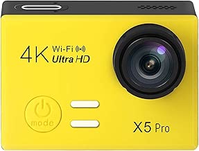 AG Portable X5 Pro Sports Camera 30Mp 4K Wifi Waterproof Sports Cam 170 Degree Ultra Wide Angle Lens with Rechargeable Battery and Mounting Kit AG Portable X5 Pro Sports Camera 30Mp 4K Wifi Waterproof Sports Cam 170 Degree Ultra Wide Angle Lens with Rechargeable Battery and Mounting Kit