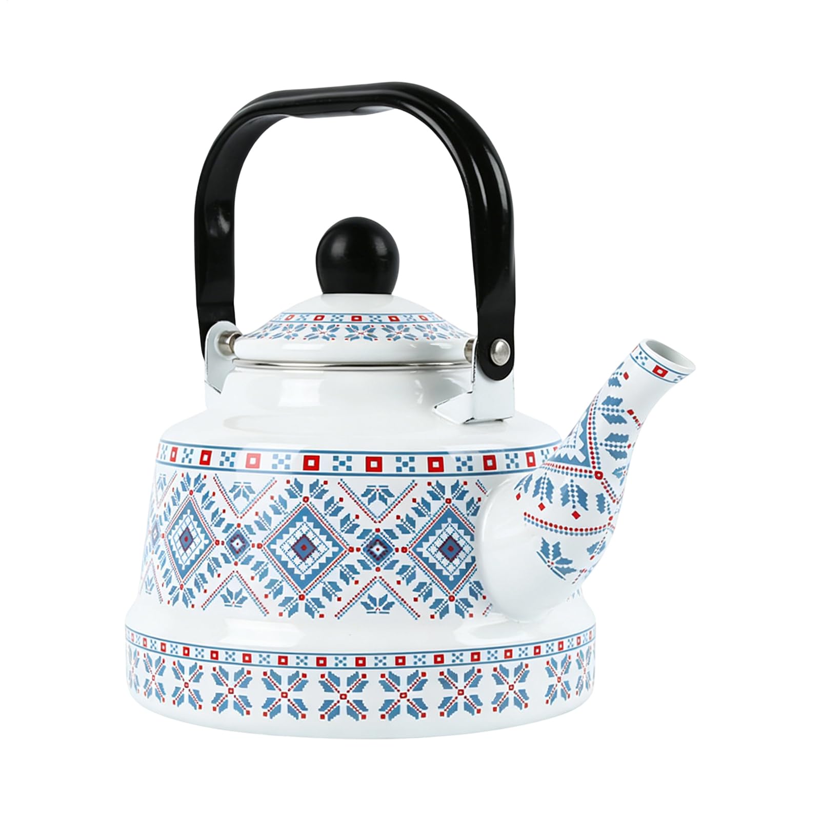 Bouilloire en émail d'exception de 2,5L au style vintage