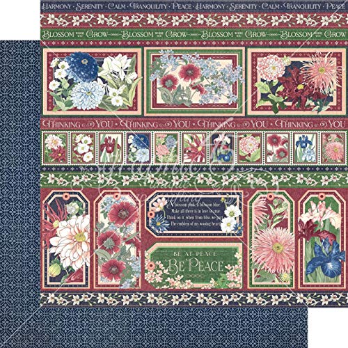Blossom Double-Sided Cardstock 12x12 Inspire cartonnette scrapbooking