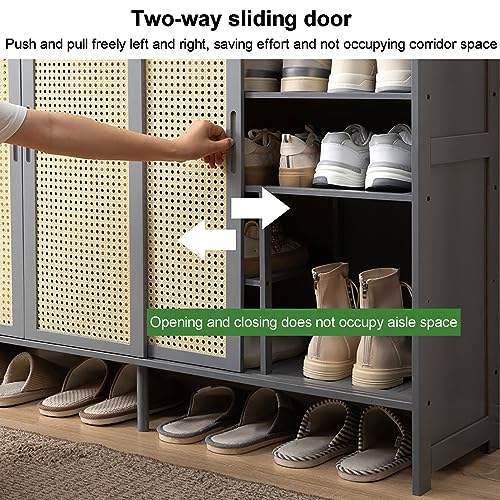 Meuble à chaussures coulissant pour optimiser les petits espaces