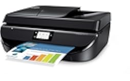 HP OfficeJet 5255 All-in-One Printer with Mobile Printing, Instant Ink Ready - Black (Renewed)