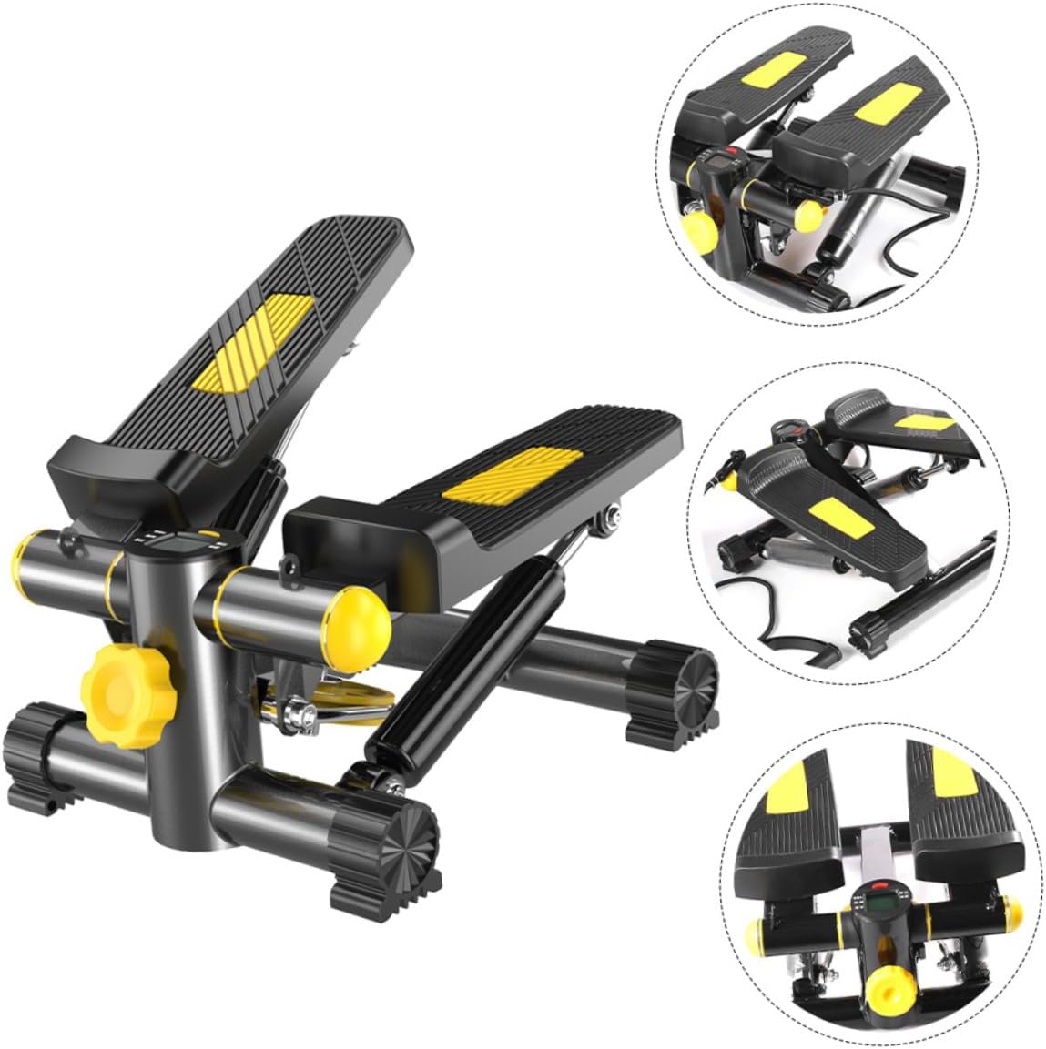 SUPVOX Mini Stepper Exercise Machine Compact Non-Slip Pedal Equipment for Home Use Durable Fitness Device for Weight Loss and Leg Toning for Office and Living Workouts