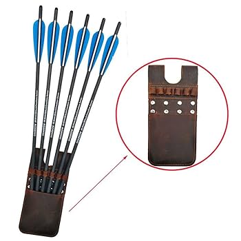 Carquois De Tir à L'arc Avec 4 Tubes Et Ceinture Réglable En