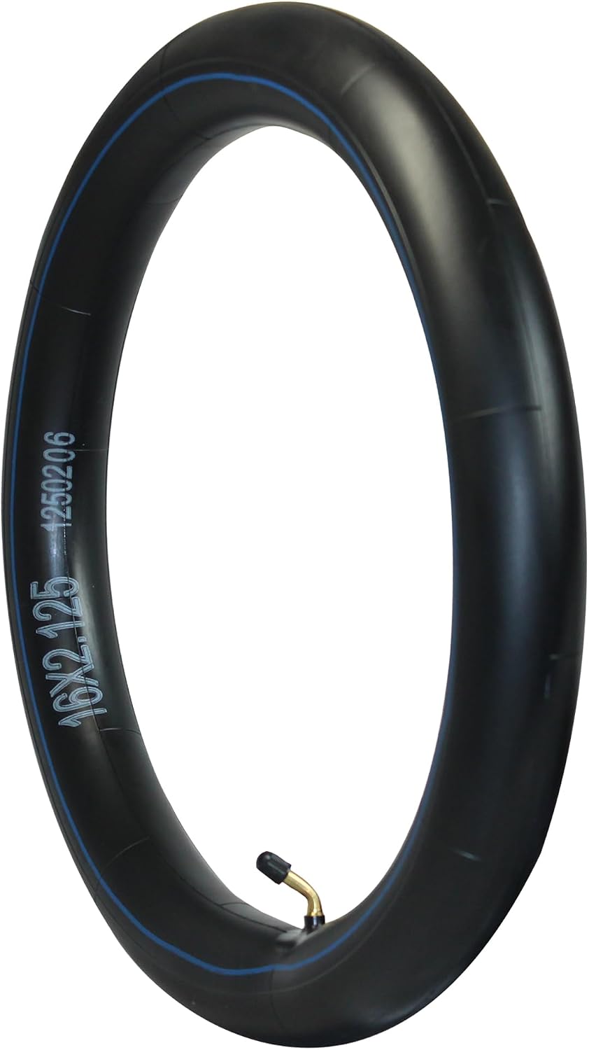 Libereco 16x2.125/2.5/3.0 Bike Inner Tubes for Electric Bike - Butyl Rubber,Bent Valve (CR202), High Elasticity for E-Bikes & Children Bikes