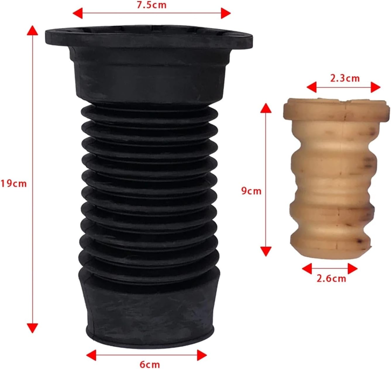 Suspension Dust Boot Front Shock Absorber Dust Cover Rubber Buffer For GREAT WALL LINGAO 1.3 2009-2010 TENGYI .5 2011- HAVAL H1 2014 replacement