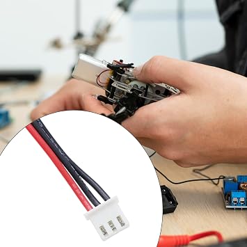 Antrader 5pcs 2S Silicone Balance Charger Extension Lead Wire JST-XH Connector, 7.4V, 10cm/3.9