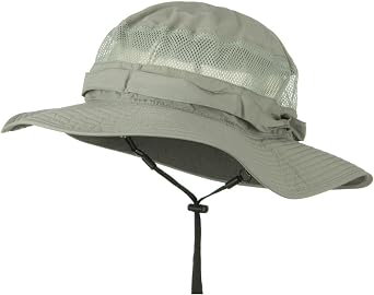 Juniper UV 50+ Side Mesh Talson Bucket Hat - Grey XL-2XL