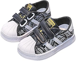 DEBAIJIA Niños Primeros Pasos Zapatos 1-5T Infantiles Bebé Zapatillas Deporte Suave Suela Antideslizante Niña Transpirable Niño Ligeroe 23 EU Negro