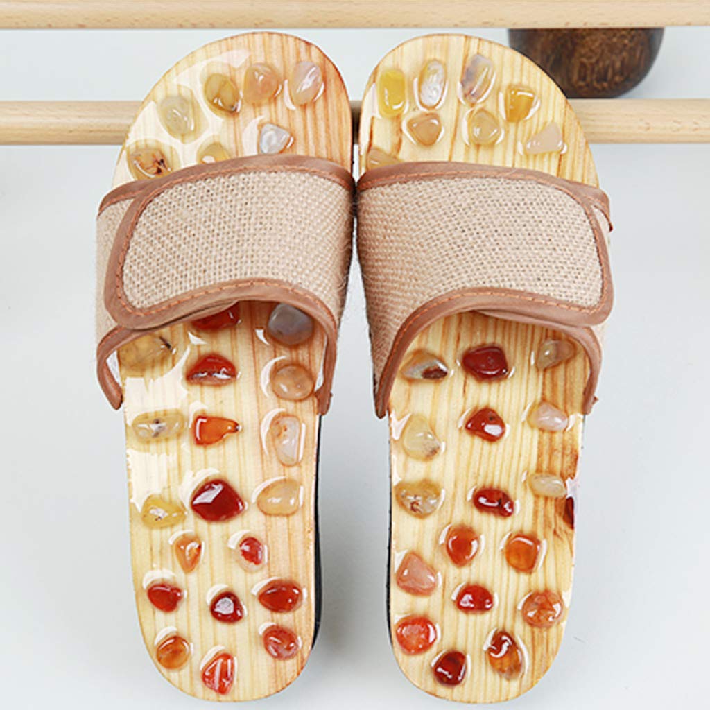 Fußmassage Hausschuhe Fußpflege Schuhe Akupressur & Reflexzonenmassage Massage Sandalen selbst verstellbares Design rutschfeste Sohle fördern die Durchblutung