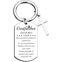 Gifts God Father Gifts for Men Christian Easter Gifts for Father Keychain