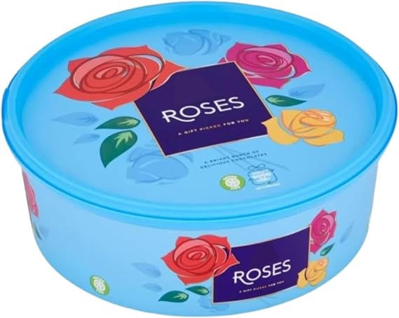 2 x Chocolate Tubs ASSORTED PACK 1 EACH Of Roses and Heroes Chocolate Tub – Assorted Mini Chocolates – Perfect For Gift for Festivals, Parties, Family Sharing & Christmas Celebrations