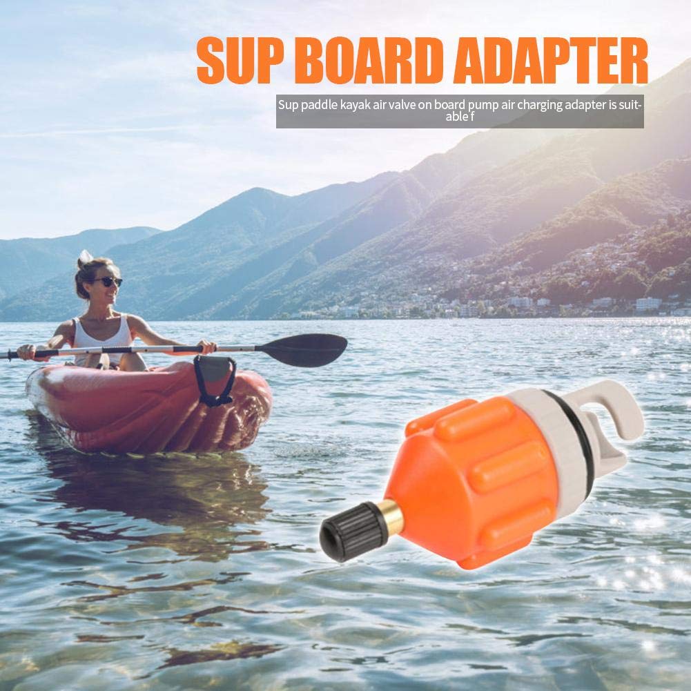 Sup adapter do wentyla pontonowego, adapter do wentyli Sup do deski Stand Up Paddle, standardowy adapter do wentyli do nadmuchiwanych łodzi wioślarskich