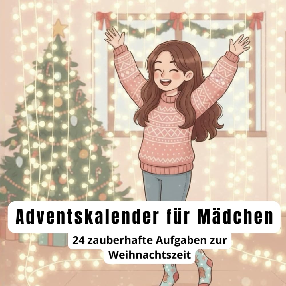 Adventskalender für Mädchen – 24 kreative Aufgaben & Mitmach-Ideen zur Weihnachtszeit: Der besondere Mitmach-Adventskalender für Kinder – voller Spaß, Kreativität und Weihnachtszauber