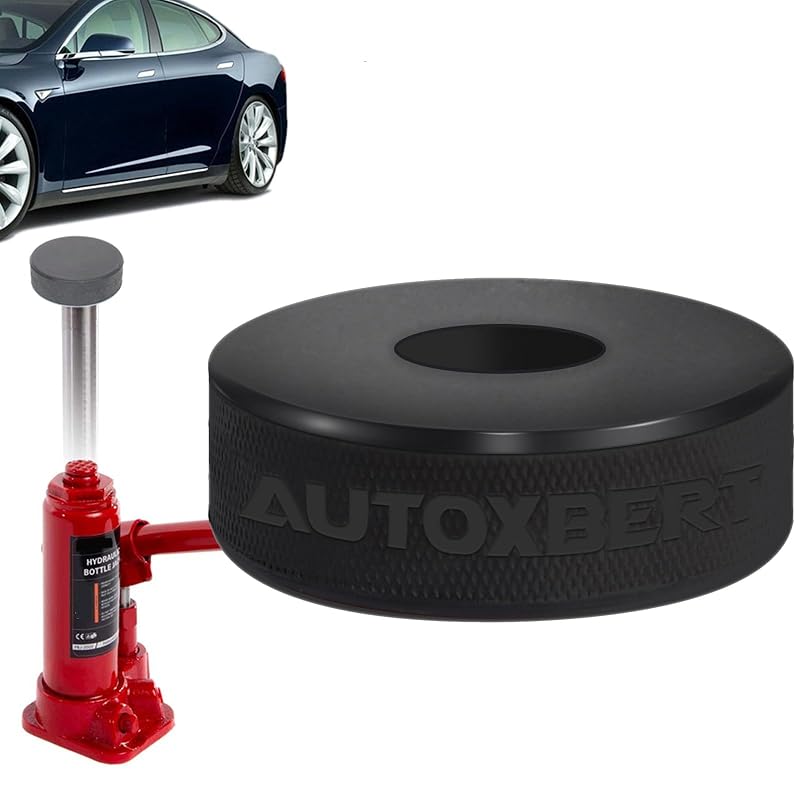 Adaptador de borracha para macaco garrafa AUTOXBERT com furo de 25 mm, compatível com macacos de 3 a 4 toneladas, 1 unidade