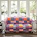 Lush Decor Misha Slipcover/Furniture Protector for Sofa, Navy