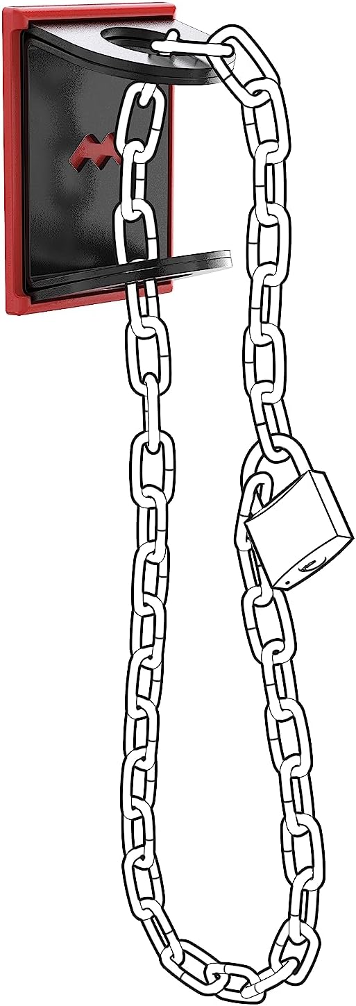 Meliconi MyBike Anti-Theft Wall System, Easy Assembly, Anti-Tamper System, Outdoor and Indoor Support, Black