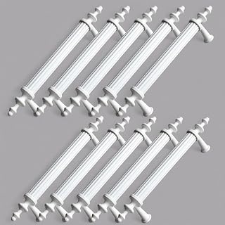 Erciyes Mobilya Mutfak Dolabı Çekmece Dolap Kapak Kulpu Kulbu Beyaz (96 MM-9.6 CM) Metal Kulpları