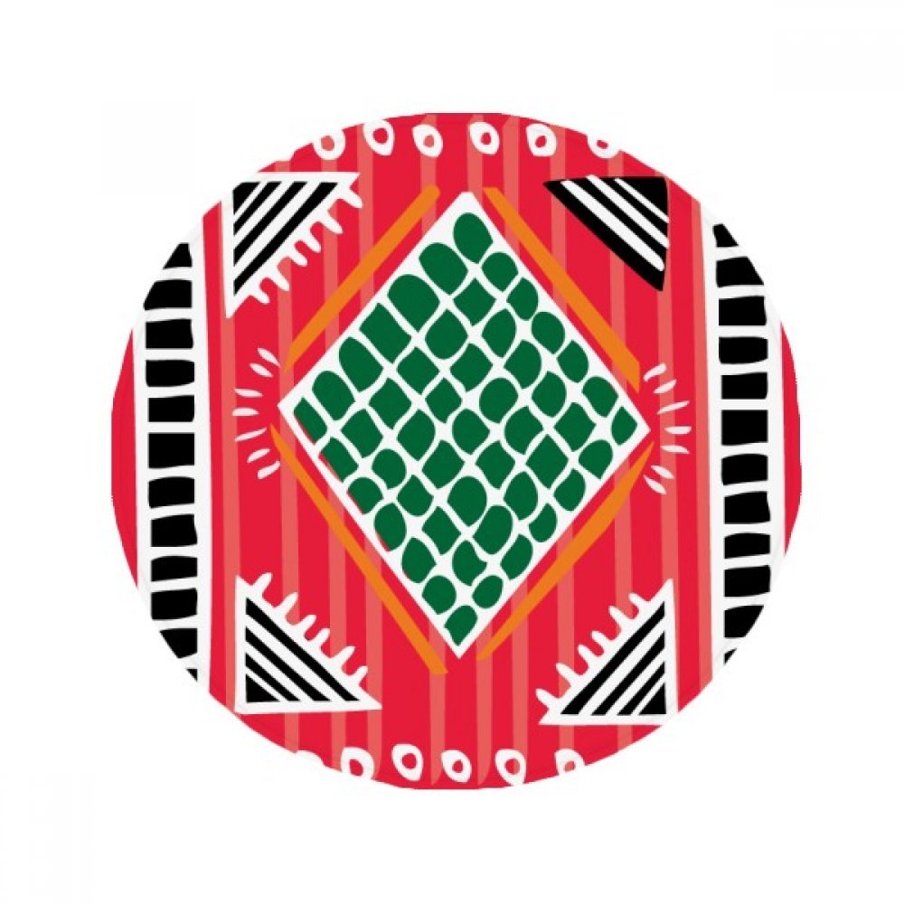Tapis rond Mexique marron anti-dérapant pour sécuriser le sol de la cuisine
