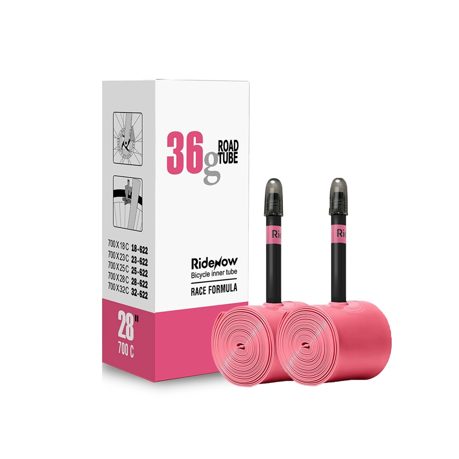 Ultralekka dętka z TPU 700 × 18-32C i 32 – 47C z zaworem Presta (Sclaverand) 45/65/85 mm – idealna do rowerów szosowych i żwirowych