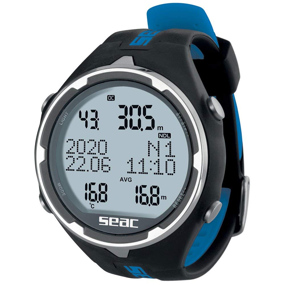 Seac Action, Tauchcomputer für Gerätetauchen und Freediving, Logbuch, Dive Planner, Safety Alarme