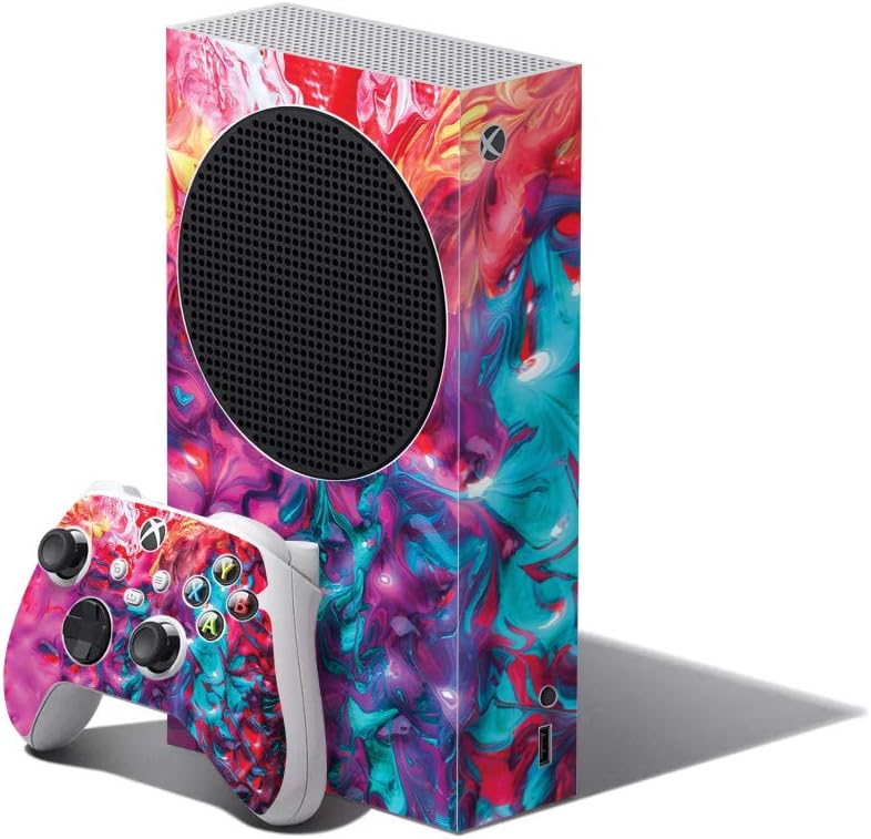 MightySkins Skin Compatible with Xbox Series S Bundle - Paint Party | Protective, Durable, and Unique Vinyl Decal wrap Cover | Easy to Apply and Change Styles | Made in The USA