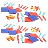 hand2mind Foam Algebra Tiles Class Set, Algebra Manipulatives, Algebra Tiles X and Y, Linear Algebra, Algebra Tools, Tiles Learning, Algebraic Tiles, Algebra Classroom (Set of 30)