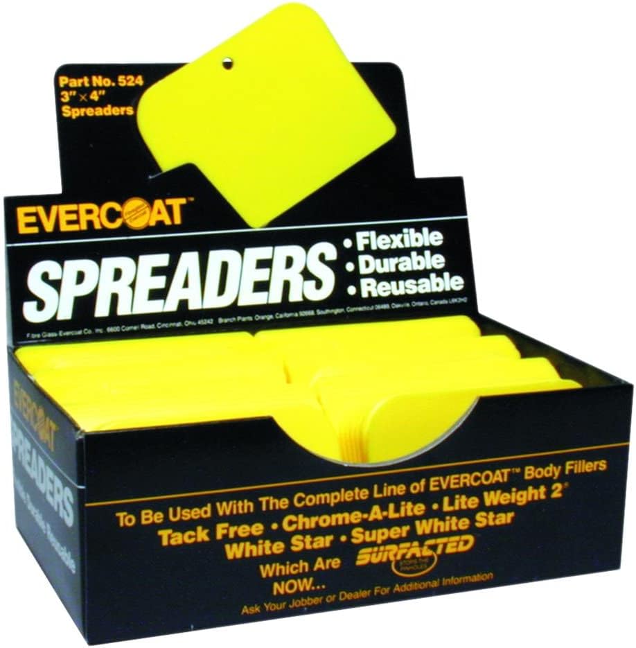 Evercoat 3 X 4 Spreaders - Bulk 72/Bx