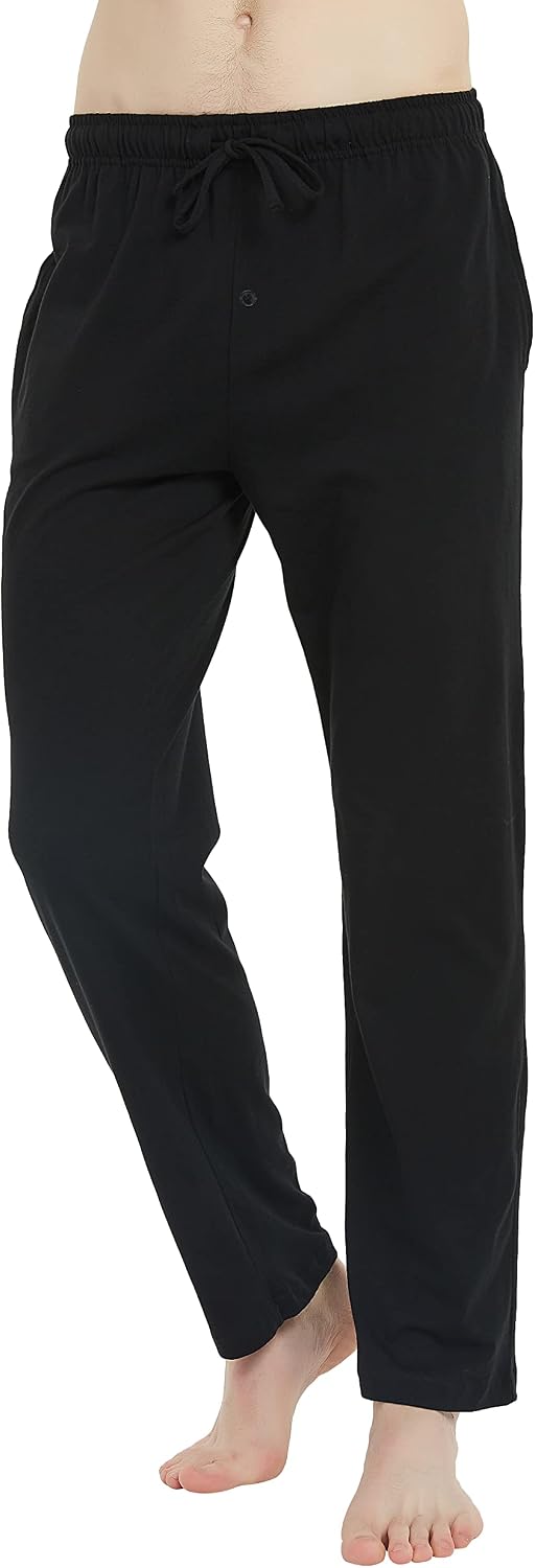 U2SKIIN 2 Pack Mens Pajama Pants Soft, Lightweight Lounge Pant with Pockets Sleep Pj Bottoms for Men