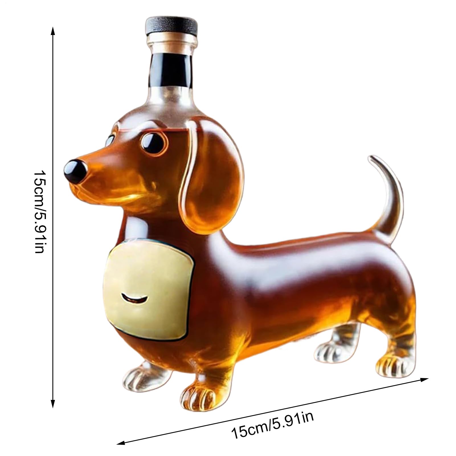 Amazon.co.jp: ダックスフント犬用ウイスキーボトル、犬用ウイスキー