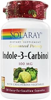 Solaray Indole-3-Carbinol, 30 Caps 100 mg