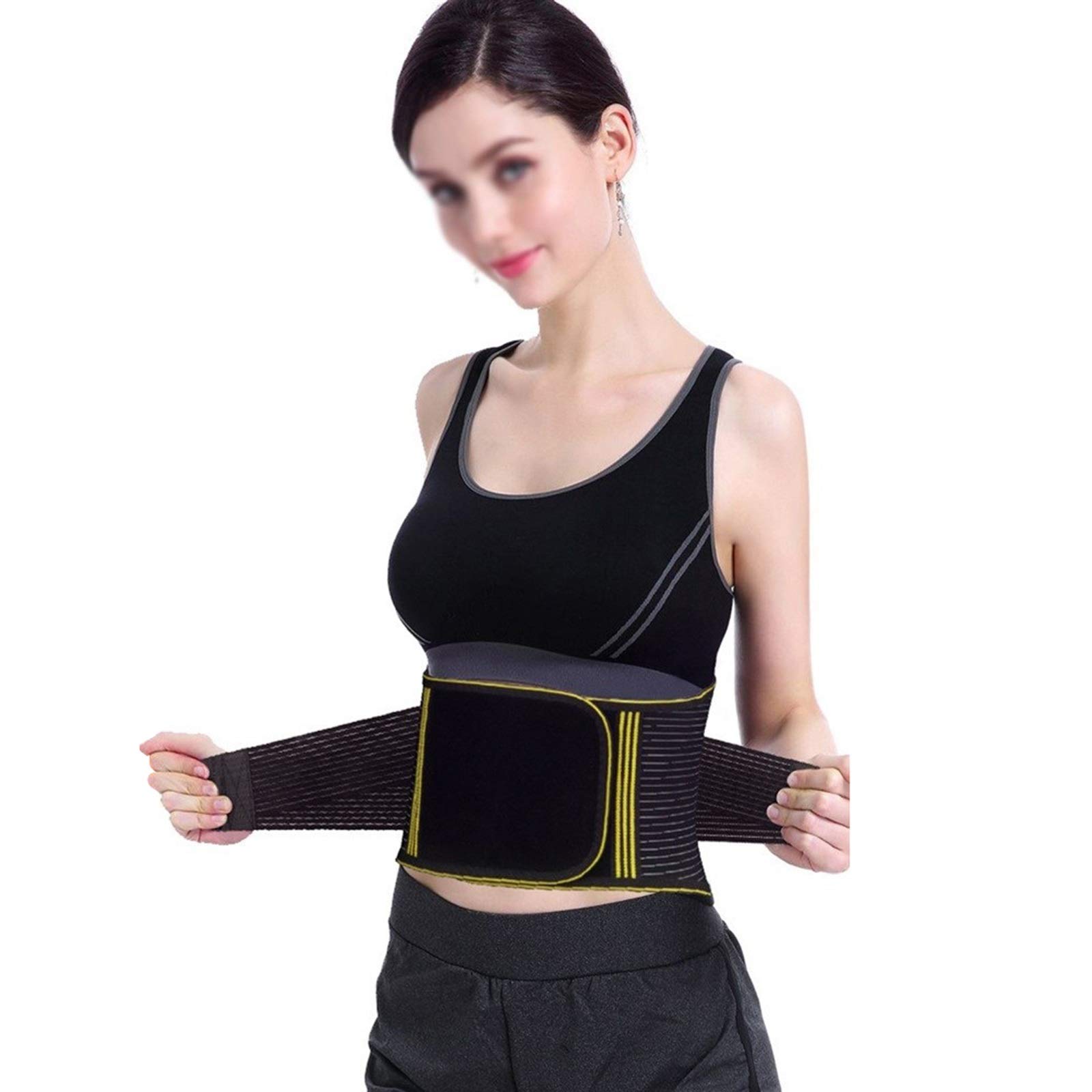 Ceinture Soutien Lombaire, pour Hommes Femmes Sport & Travail Bas du Dos Douleur Le Soulagement,Respirant Soutien Décompression (Taille : XL)
