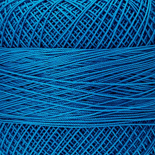 Image of Handy Hands Lizbeth Premium Cotton Thread, Size 40, Bright Turquoise Dark