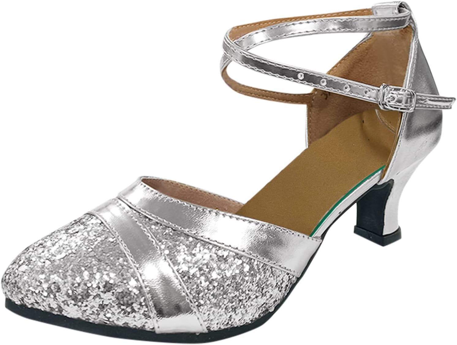 Women's Solid Pole Dance Wedding Ankle Strap High Heel Pumps main image 0