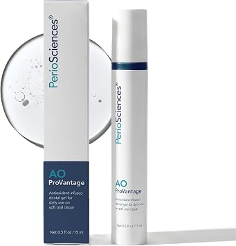PerioSciences AO ProVantage Dental Gel with Antioxidants Oral Gum Gel Oral Care to Maintain Gum Health, 0.5 fl. Oz / 15ml