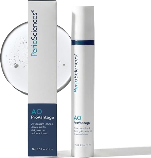 PerioSciences AO ProVantage Dental Gel with Antioxidants – Oral Gum Gel – Oral Care to Maintain Gum Health, 0.5 fl. Oz / 15ml
