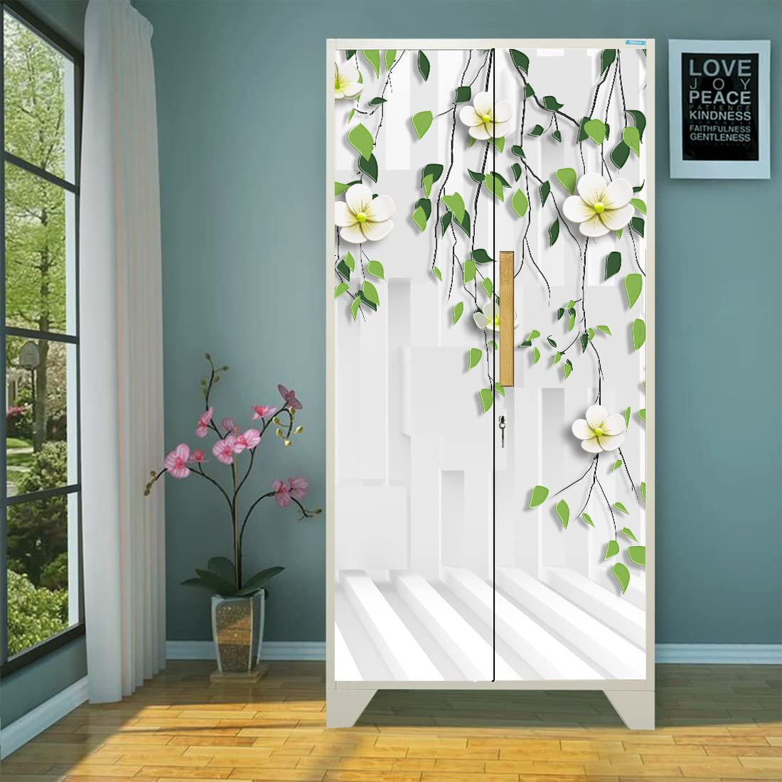 WallDaddy Self Adhesive Almirah Stickers, Wall Stickers, Decorative Sticker Wallpaper for Home Wardrobe Doors (Money Plant Almirah) PVC Vinyl Size Large (39 x 84 Inch) (B09W1DL9ZF) Amazon Price History, Amazon Price Tracker