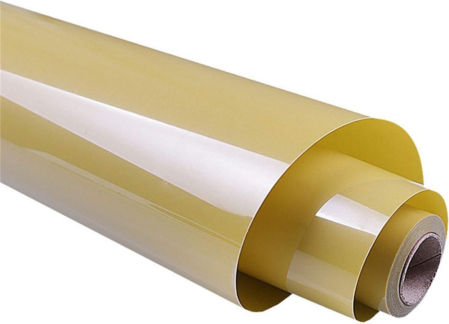 YURROAD HTV Iron on Vinyl, Heat Transfer Vinyl Gold, 40" x 12" HTV Vinyl Iron On Fabric, Easy to Cut & Weed, Gold HTV
